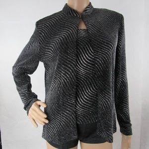 Blonde Nites 2 Piece Prom Top Sleeveless Cardigan